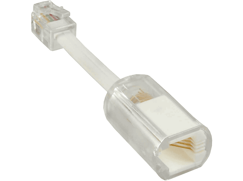 TAE Twist-Stop, / INLINE / / ISDN InLine® Western TAE Kabel von mit Entwirrer für Telefonhörer,