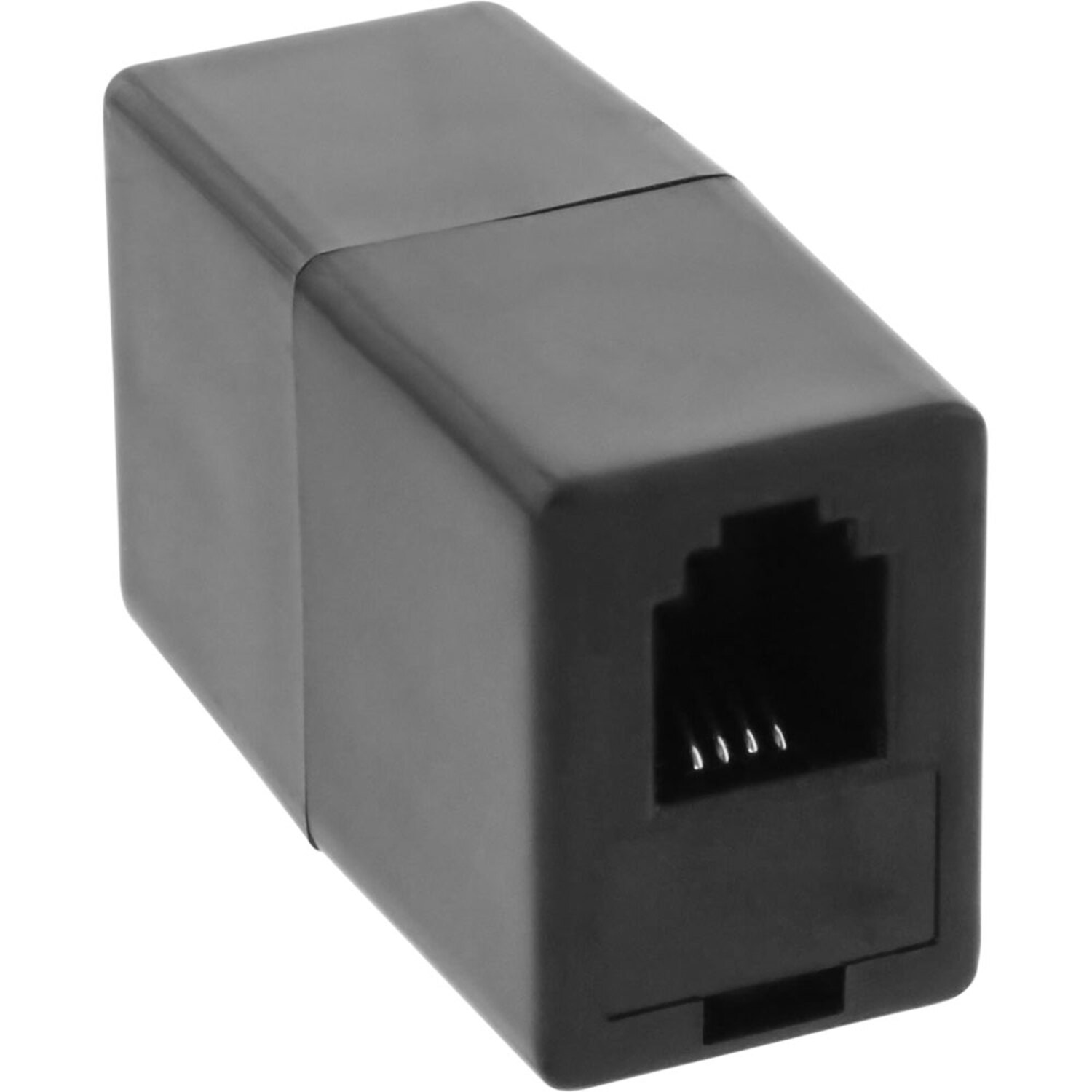 / / ISDN Adapter Western RJ10 TAE Konverter / TAE 4P4C INLINE Buchse InLine® Kupplung, / Modular