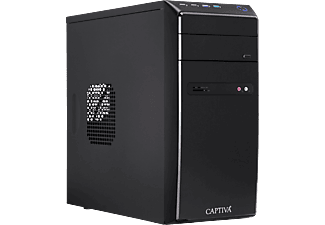 PC sobremesa  - Power Starter I57-540 CAPTIVA, Intel Pentium Dual Core G6400 Comet Lake, 16 GB, 240 GB, UHD-Grafik 610, sin sistema operativo, negro