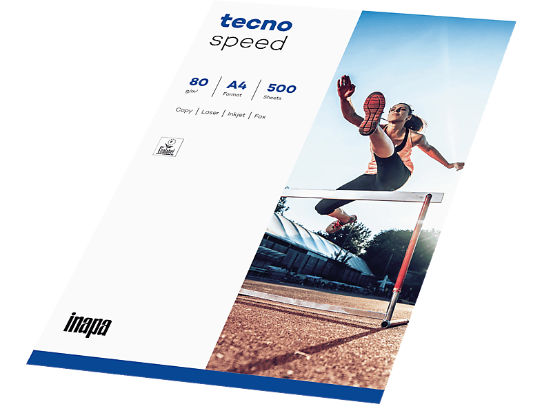 Kopierpapier 500 Speed 1 80g A4 A4 Packung TECNO 2100011401 Kopierpapier INAPA Bl./Pack.