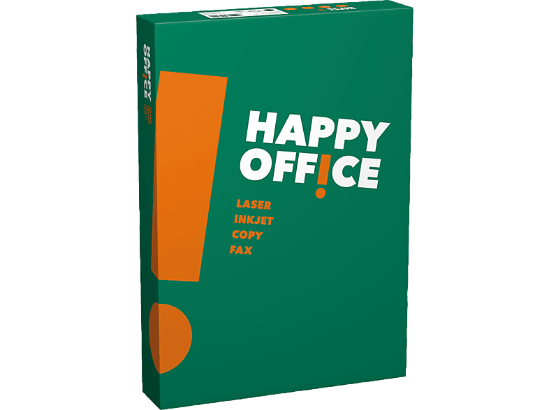 IGEPA Kopierpapier Happy 1 hf Packung A3 Bl./Pack. Office 809B80B Kopierpapier A3 80g ws 500