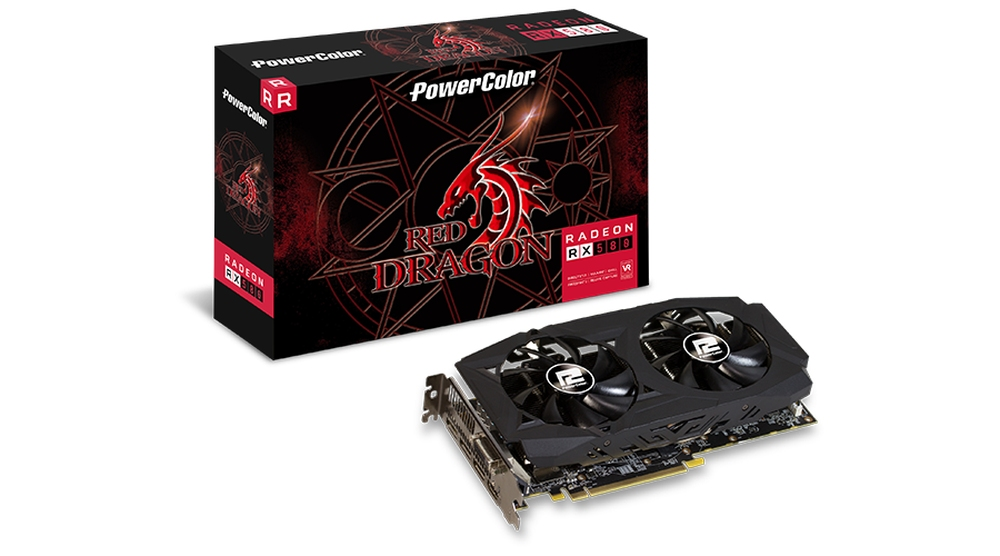 (AMD, Radeon Graphics Dragon POWERCOLOR RX Red card) 580