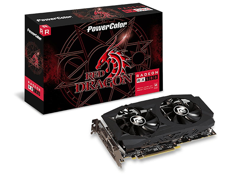 POWERCOLOR Radeon Dragon 580 (AMD, RX Graphics Red card)