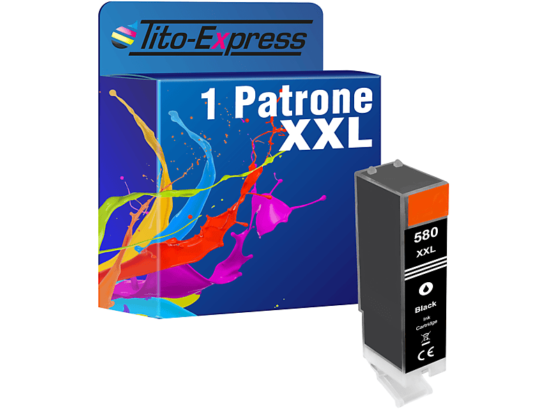 TITO-EXPRESS PLATINUMSERIE PGI-580 XXL Tintenpatrone (2024C001) Black