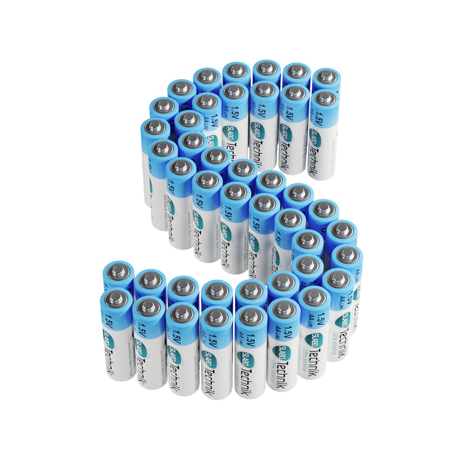- SLABO Einwegbatterie 44er-Pack LR03 AAA - 10 1.5V Alkaline Battery Batterie | Haltbarkeit JAHRE Micro