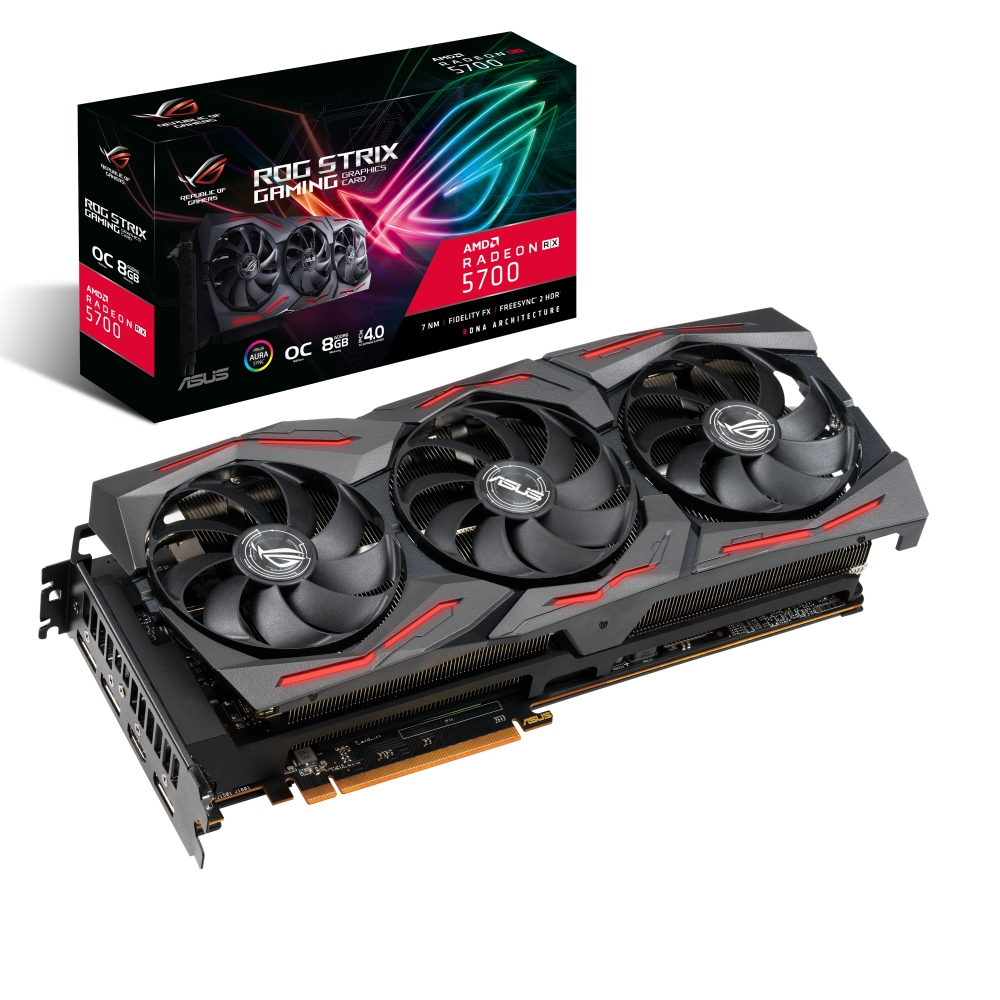 RX 5700 (AMD, OC Graphics ASUS card) STRIX