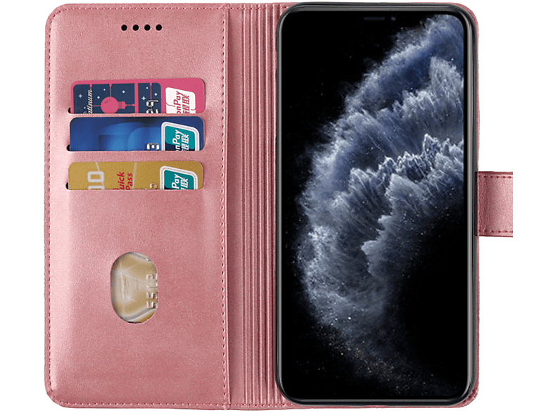 HBASICS Handyhülle für Samsung Galaxy A5 2017, Bookcover, Samsung, Samsung Galaxy A5 2017, Rosa