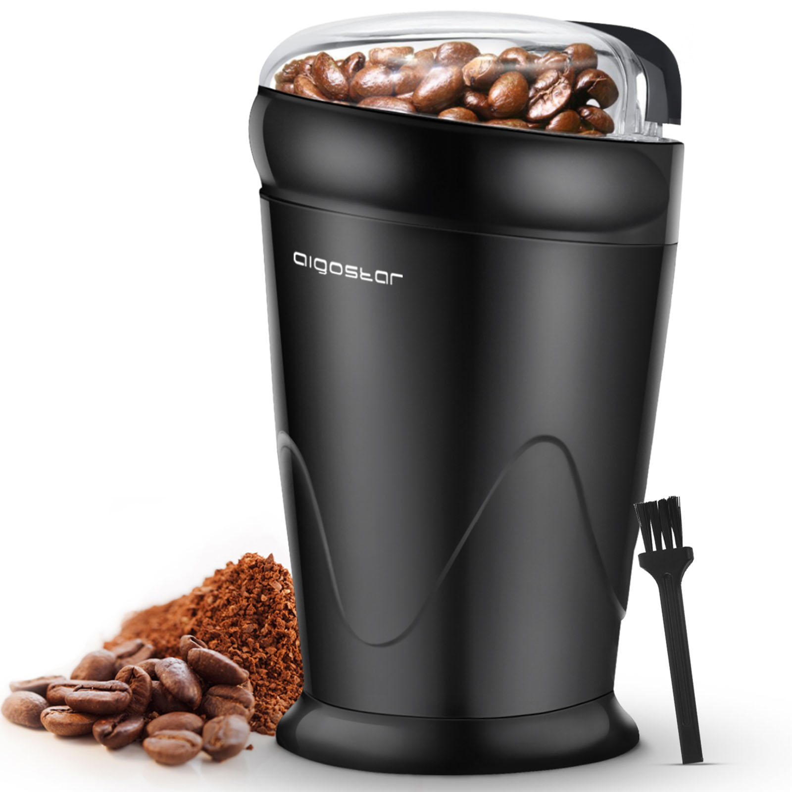 Molinillo De Café libre bpa aigostar breath30cfr 500351n 30cfr compacto especias semillas o granos capacidad 60 cuchillas acero inoxidable con antidesgaste.