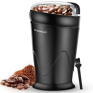 Molinillo de café eléctrico - AIGOSTAR 500351N Breath, 150W, 60 g, Negro
