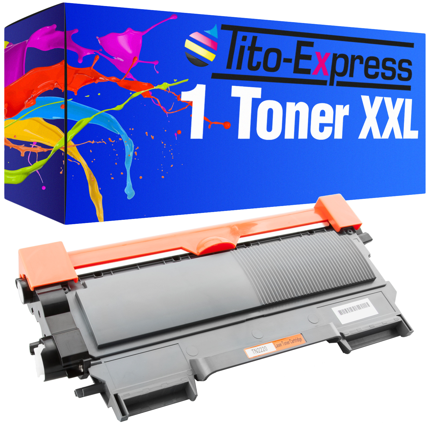 TITO-EXPRESS Toner ersetzt PLATINUMSERIE 1 black Brother TN-2220 Toner (TN2220)