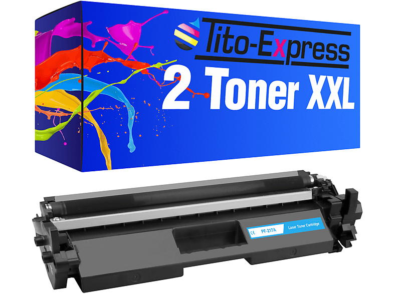 Toner HP black TITO-EXPRESS Toner ersetzt PLATINUMSERIE 17A (CF217A) 2