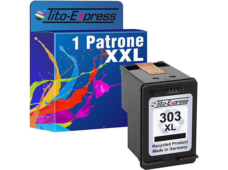 TITO-EXPRESS 1 Tintenpatrone HP PLATINUMSERIE 303 ersetzt Black XL Patrone (T6N04AE)