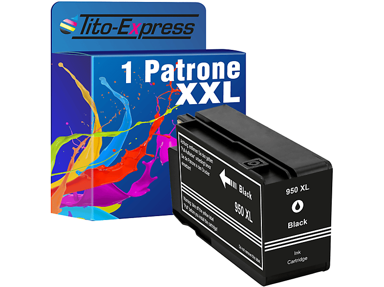 TITO-EXPRESS PLATINUMSERIE 1 Patrone ersetzt HP 950 XL Tintenpatrone black (CN045AE)