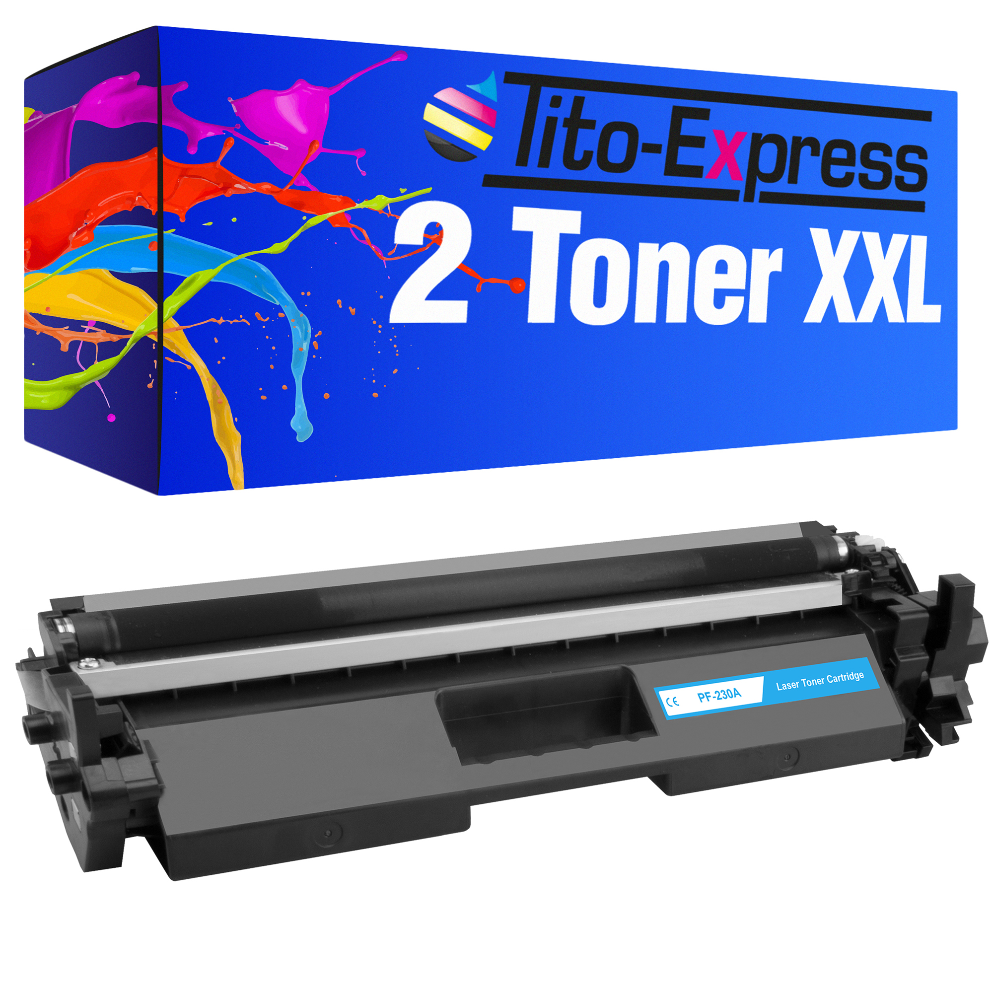 Toner CF230A TITO-EXPRESS HP 2 ersetzt black PLATINUMSERIE (CF230A) 30A Toner