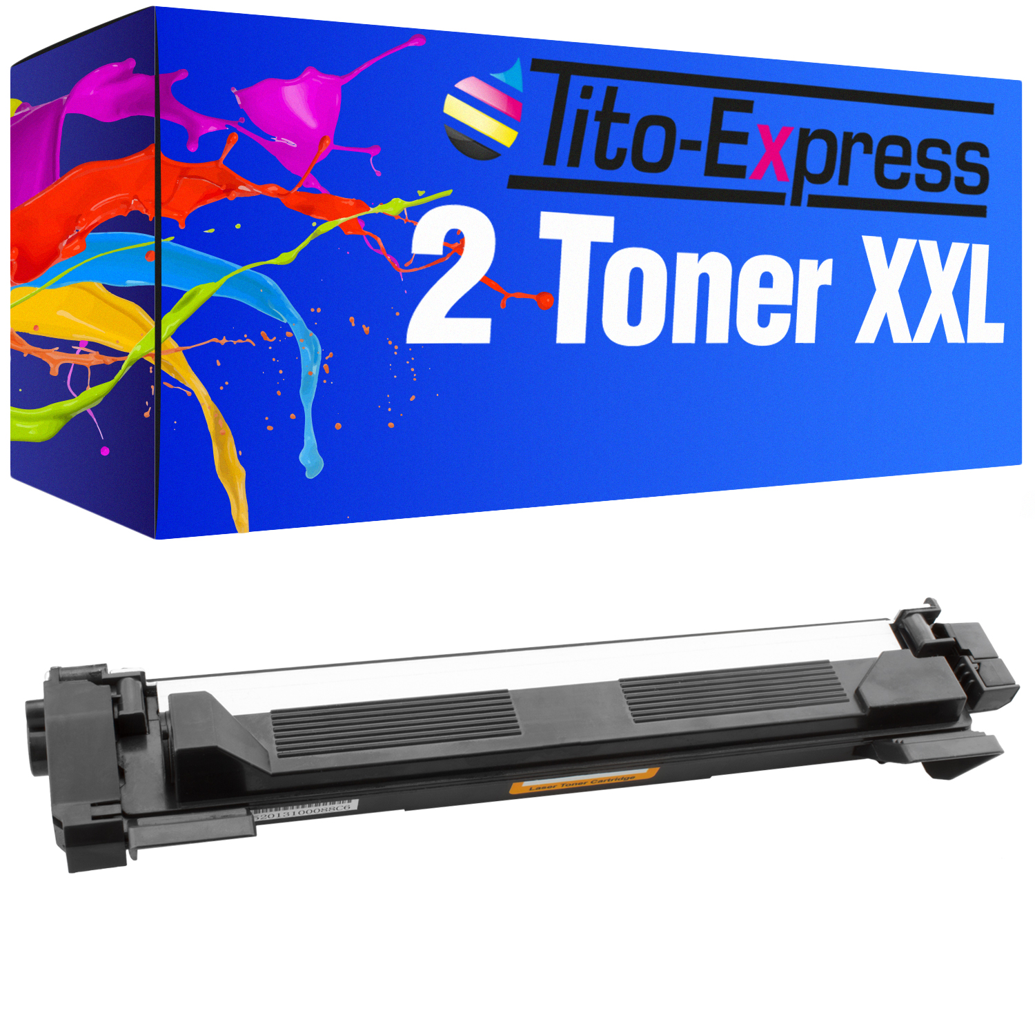 ersetzt 2 TITO-EXPRESS Toner Toner Brother black TN-1050 PLATINUMSERIE (TN1050)