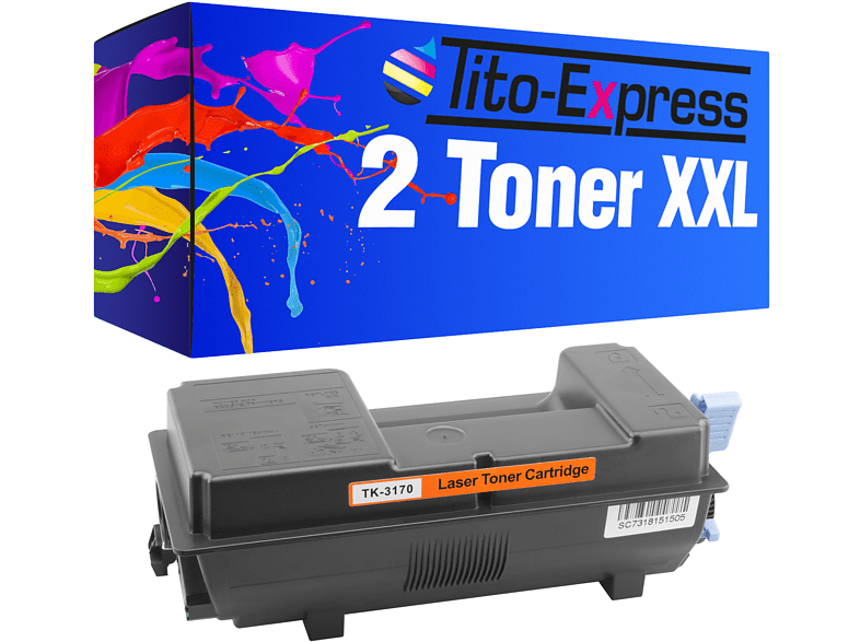 TITO-EXPRESS PLATINUMSERIE 2 Toner ersetzt Kyocera TK-3170 Toner black (1T02T80NL0) | Tonerkartuschen