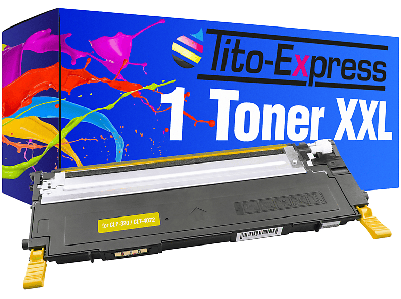 TITO-EXPRESS PLATINUMSERIE 1 Toner (SU472A) ersetzt Toner CLT-4072S yellow Samsung