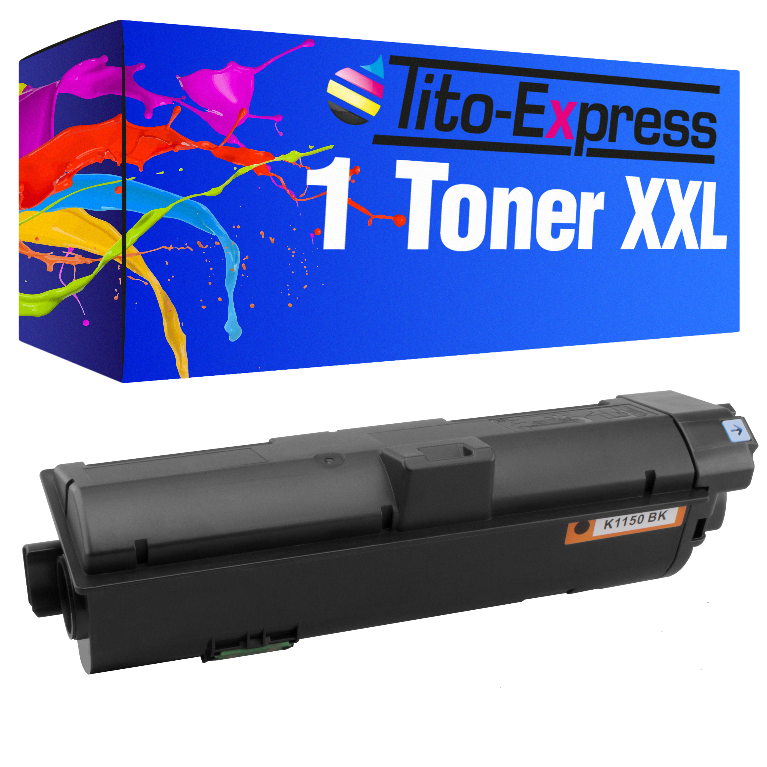 Kyocera 1 PLATINUMSERIE (1T02RV0NL0) Toner black TK-1150 Toner TITO-EXPRESS ersetzt