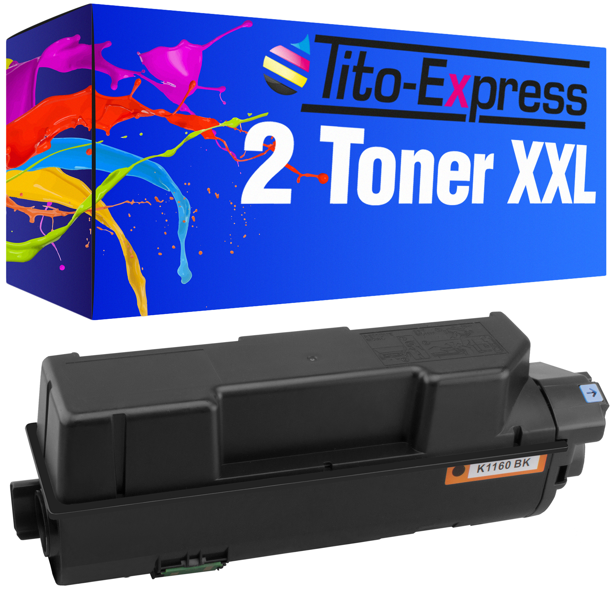 TITO-EXPRESS PLATINUMSERIE 2 Kyocera (1T02RY0NL0) Toner Toner black TK-1160 ersetzt