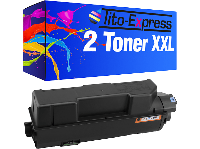 TITO-EXPRESS PLATINUMSERIE 2 Toner ersetzt Kyocera TK-1160 Toner black (1T02RY0NL0)