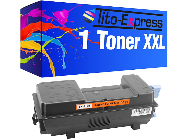 TK-3170 ersetzt PLATINUMSERIE 1 TITO-EXPRESS Kyocera black (1T02T80NL0) Toner Toner