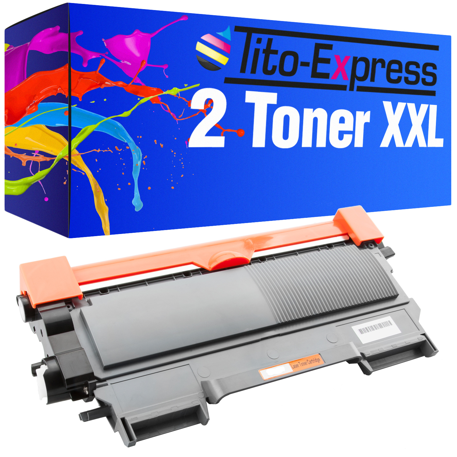 Toner TITO-EXPRESS Toner 2 Brother TN-2220 (TN2220) PLATINUMSERIE black ersetzt