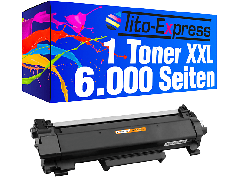 Toner Super-XL Black 1 TITO-EXPRESS TN-2420 PLATINUMSERIE ersetzt Toner Brother (TN-2420)