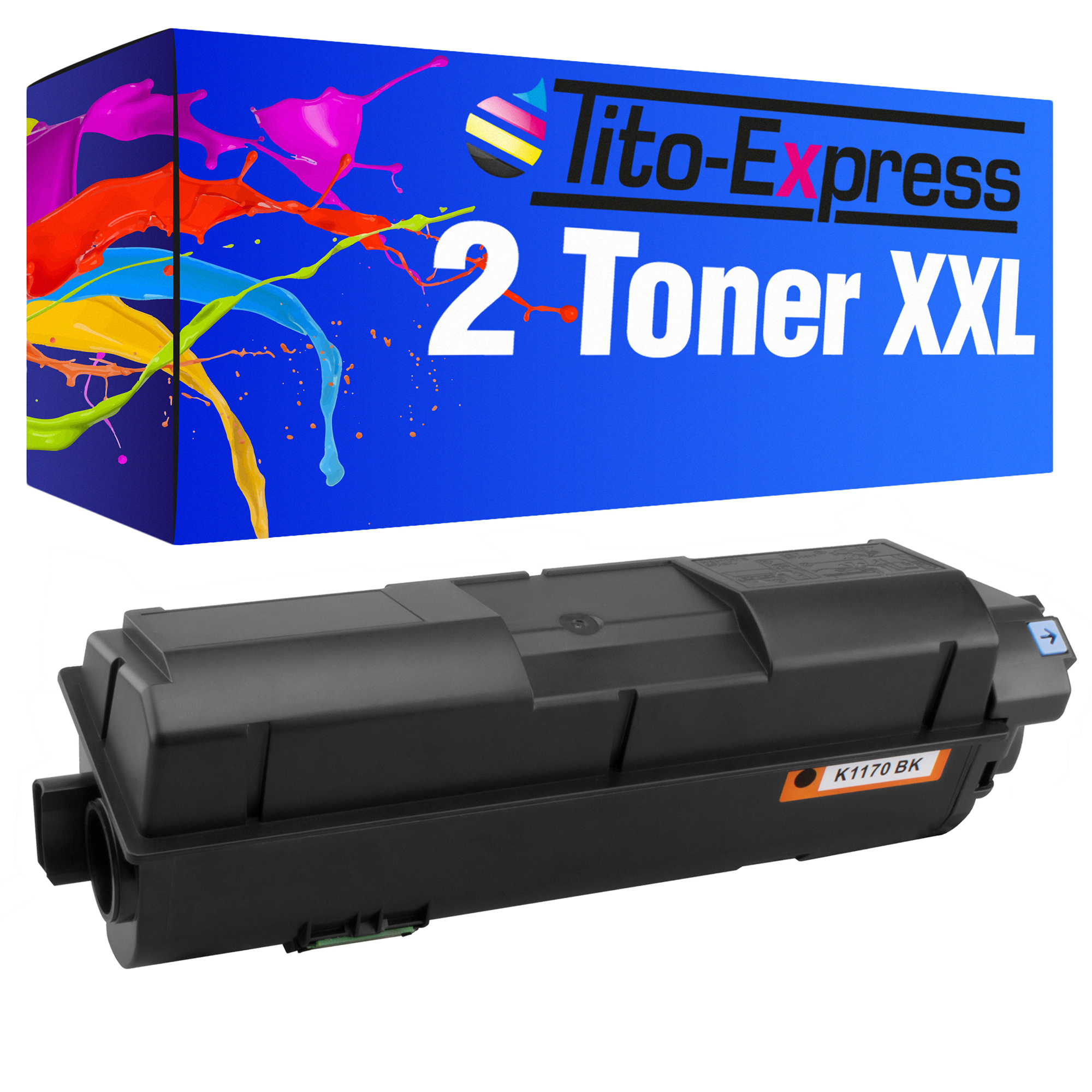 Toner PLATINUMSERIE Toner TITO-EXPRESS Kyocera ersetzt TK-1170 (1T02S50NL0) black 2