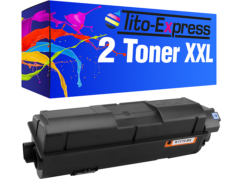 Toner black ersetzt PLATINUMSERIE 2 (1T02S50NL0) Toner TITO-EXPRESS TK-1170 Kyocera