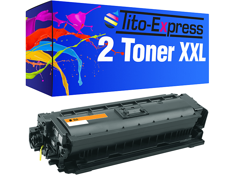 TITO-EXPRESS PLATINUMSERIE black 2 508X ersetzt Toner Toner (CF360X) HP