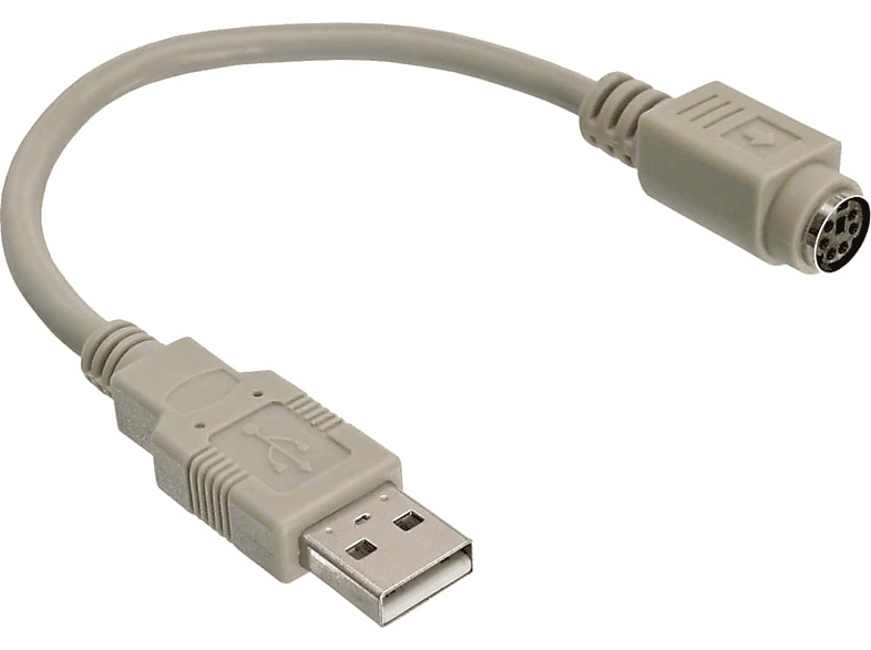 INLINE InLine® USB Adapter Kabel, USB Stecker A auf PS/2 Buchse Kabel