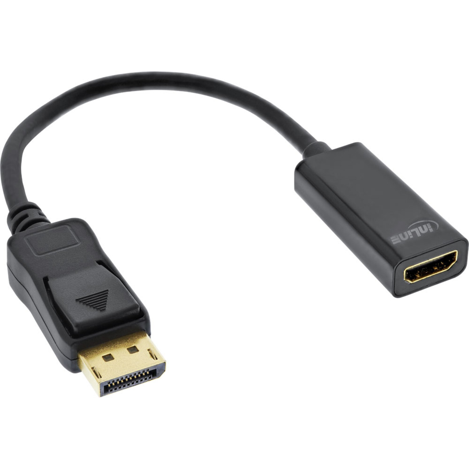 HDMI DVI Adapterkabel INLINE / Displayport auf DisplayPort HDMI VGA Stecker 0,15m zu / InLine® mit Audio, zu