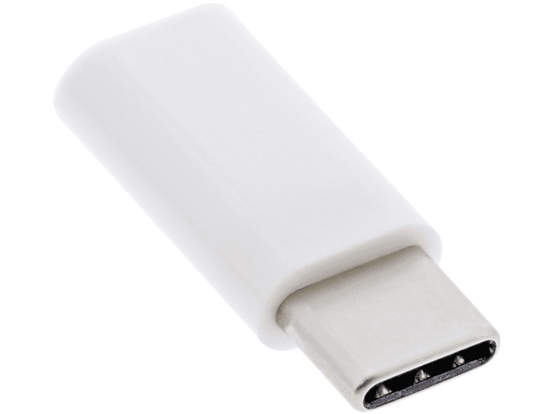INLINE InLine® USB 2.0 Adapter, USB-C Stecker auf Micro-USB Buchse Adapter / USB 2.0 Adapter, schwarz