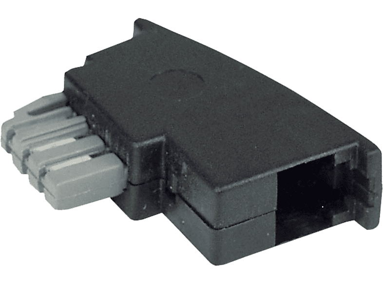 INLINE InLine® TAE-N Adapter, / TAE Buchse 6P4C auf / / RJ11 / Western Adapter Stecker ISDN / TAE