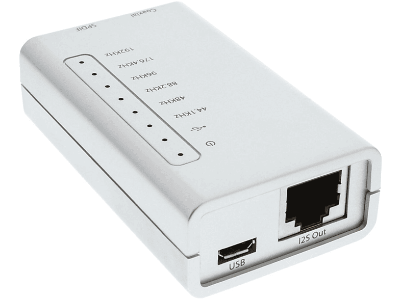 INLINE InLine® USB HD Konverter, USB Audio 192kHz) Audiokonverter Hi-Fi zu (24-bit Digital