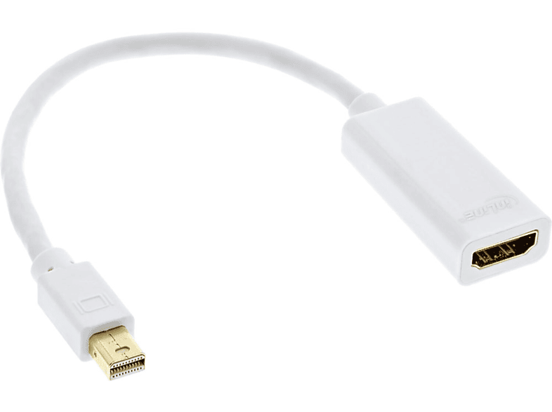 INLINE InLine® Mini DisplayPort HDMI Adapterkabel mit Audio, Stecker auf / / Displayport zu HDMI / VGA / DVI
