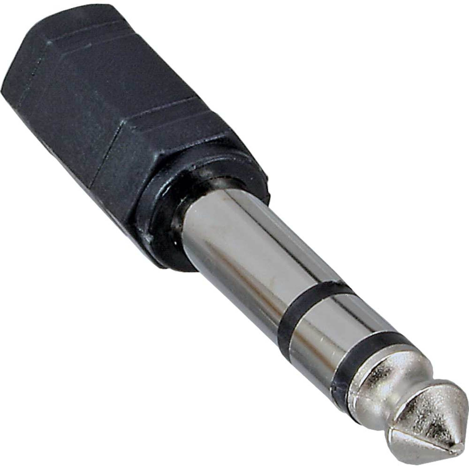 INLINE InLine® 3,5mm Stereo zu Klinke / Buchse, an Klinke Adapter, Stecker 6,3mm Audio Klinke