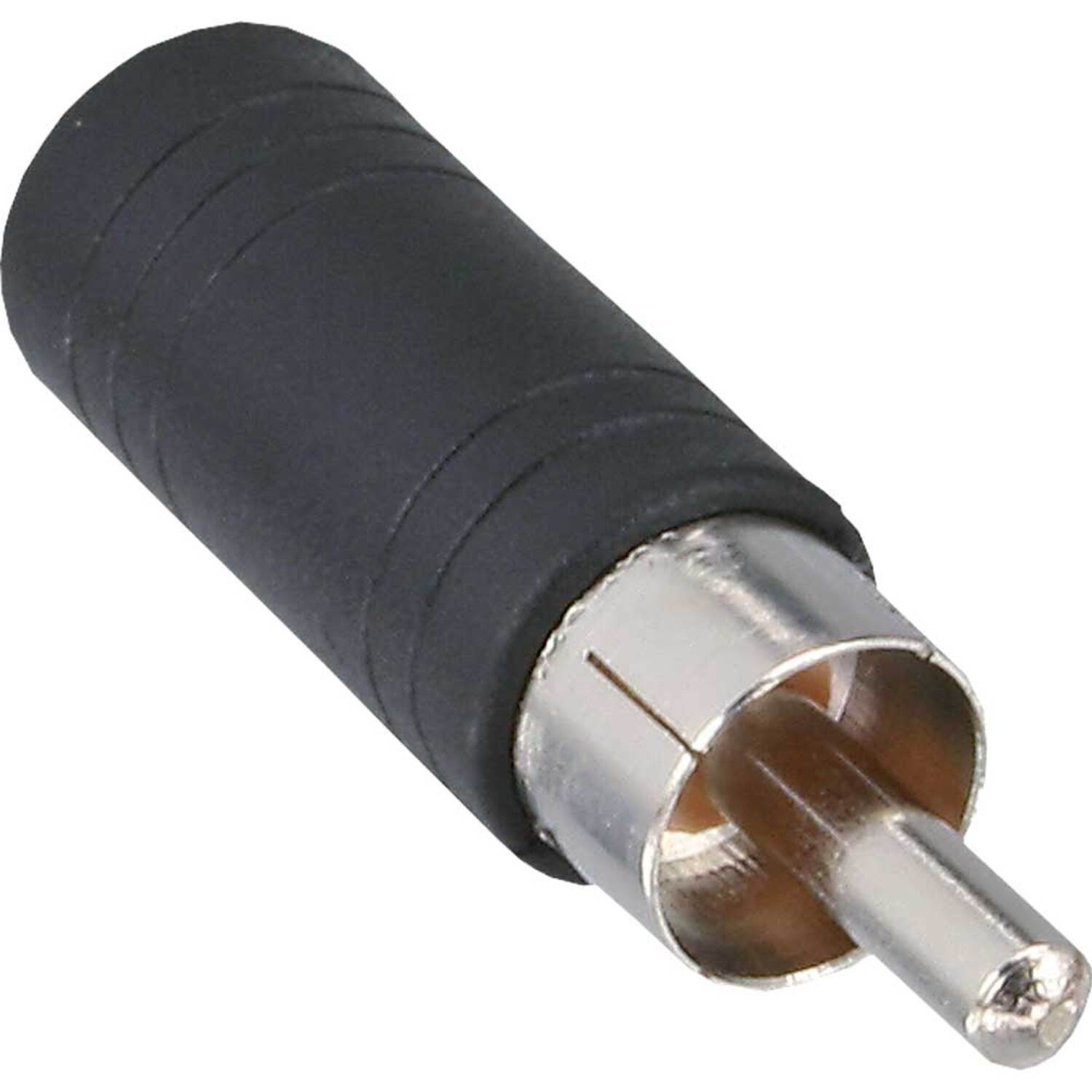 INLINE InLine® Audio Adapter, Cinch Klinke zu 3,5mm Stecker / Mono auf Buchse, Cinch Klinke