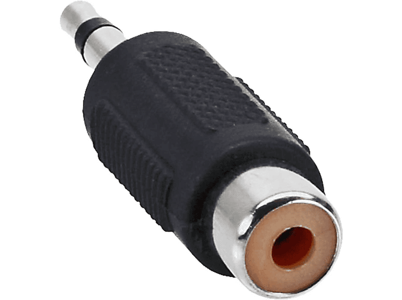 Klinke Audio Adapter, 3,5mm Cinch Cinch InLine® Stecker Mono Klinke Buchse, INLINE zu an 1x