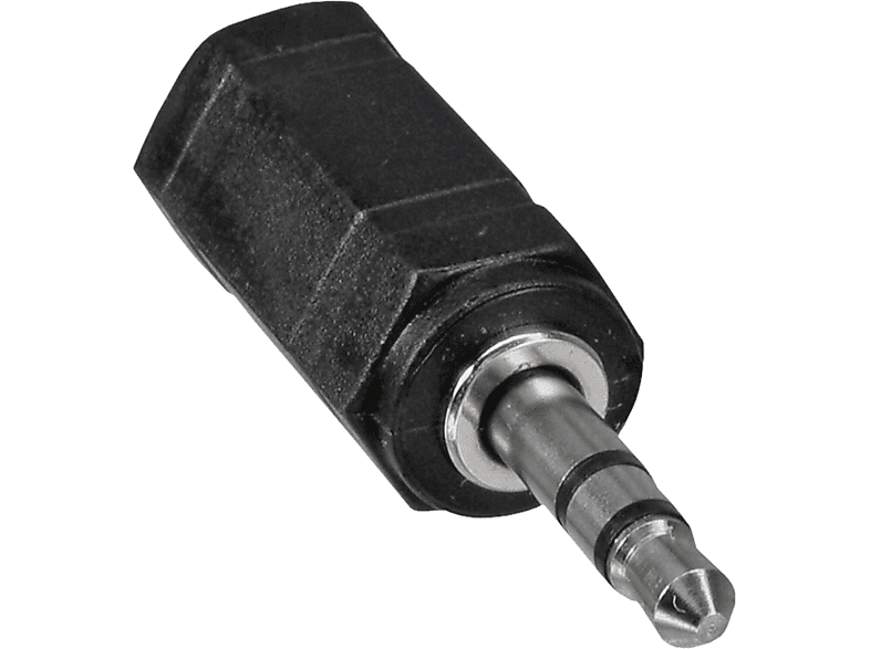 InLine® Klinke Adapter, INLINE Buchse Stecker, an 2,5mm Klinke 3,5mm / Klinke Audio zu Stereo