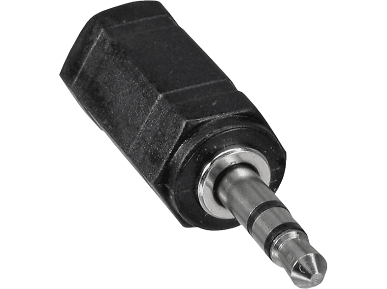 INLINE InLine® Audio Adapter, Klinke zu Stereo Stecker, Klinke / Klinke an 3,5mm 2,5mm Buchse