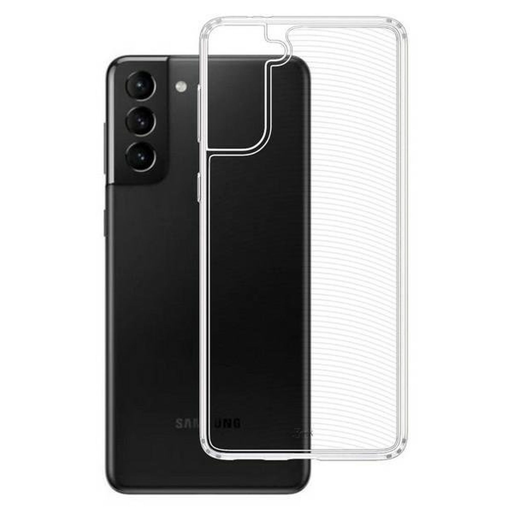Cover, S21+, Basic COFI Samsung, Transparent Galaxy Bumper,