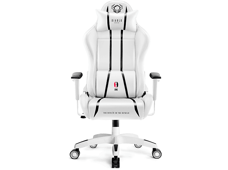DIABLO CHAIRS GAMING STUHL X-ONE 2.0 NORMAL Gaming Chair, white