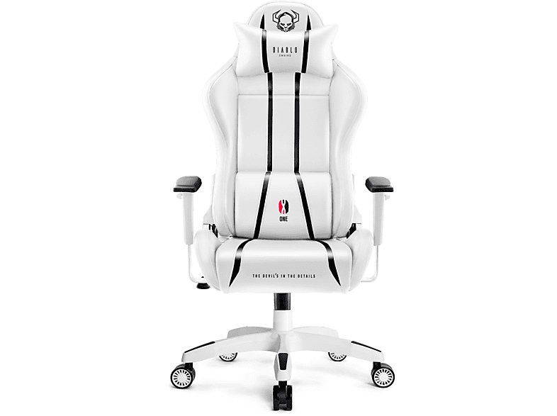 DIABLO CHAIRS GAMING STUHL X-ONE 2.0 KING Gaming Chair, white | Gaming Stühle