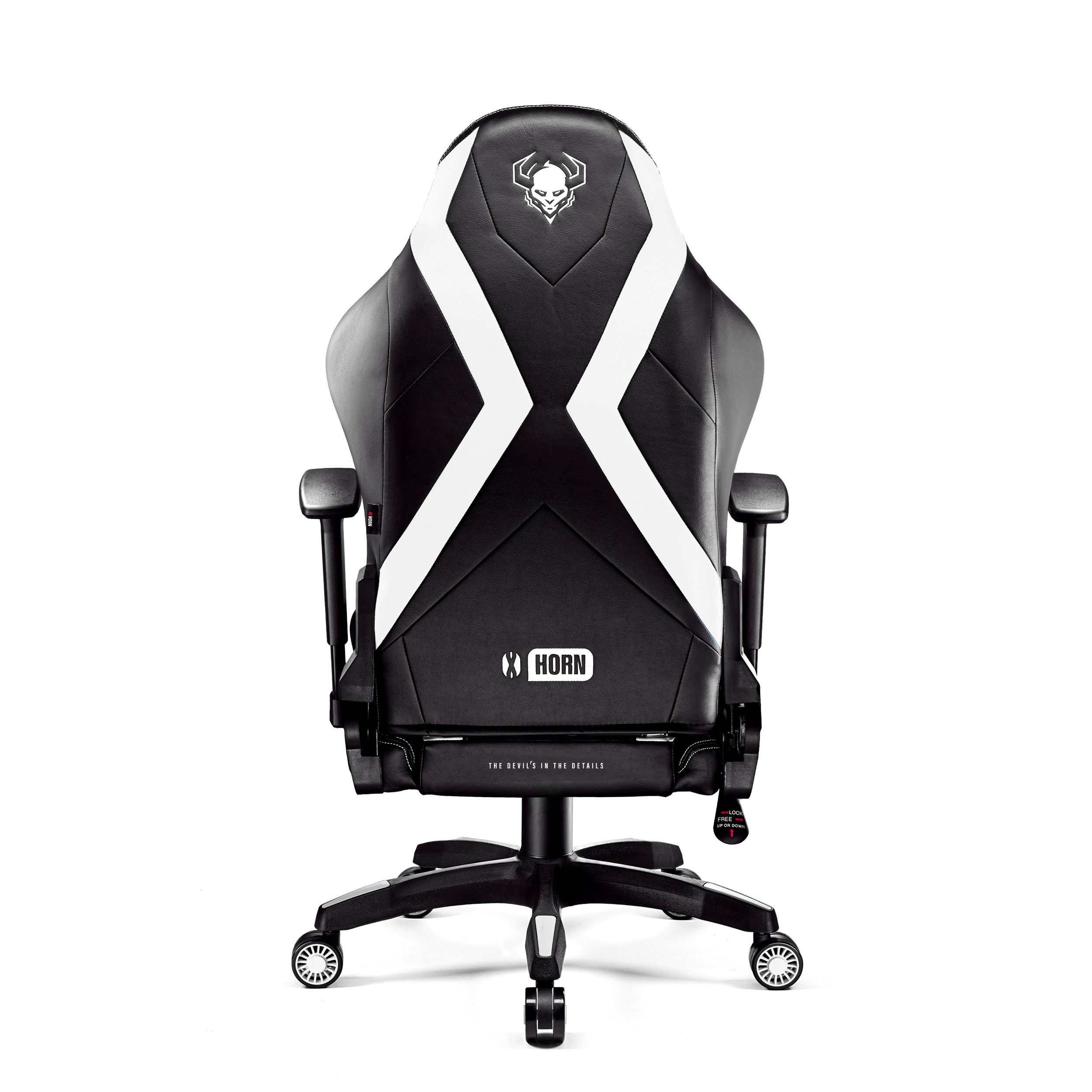 DIABLO CHAIRS Gaming Chair, STUHL X-HORN 2.0 NORMAL black/white GAMING