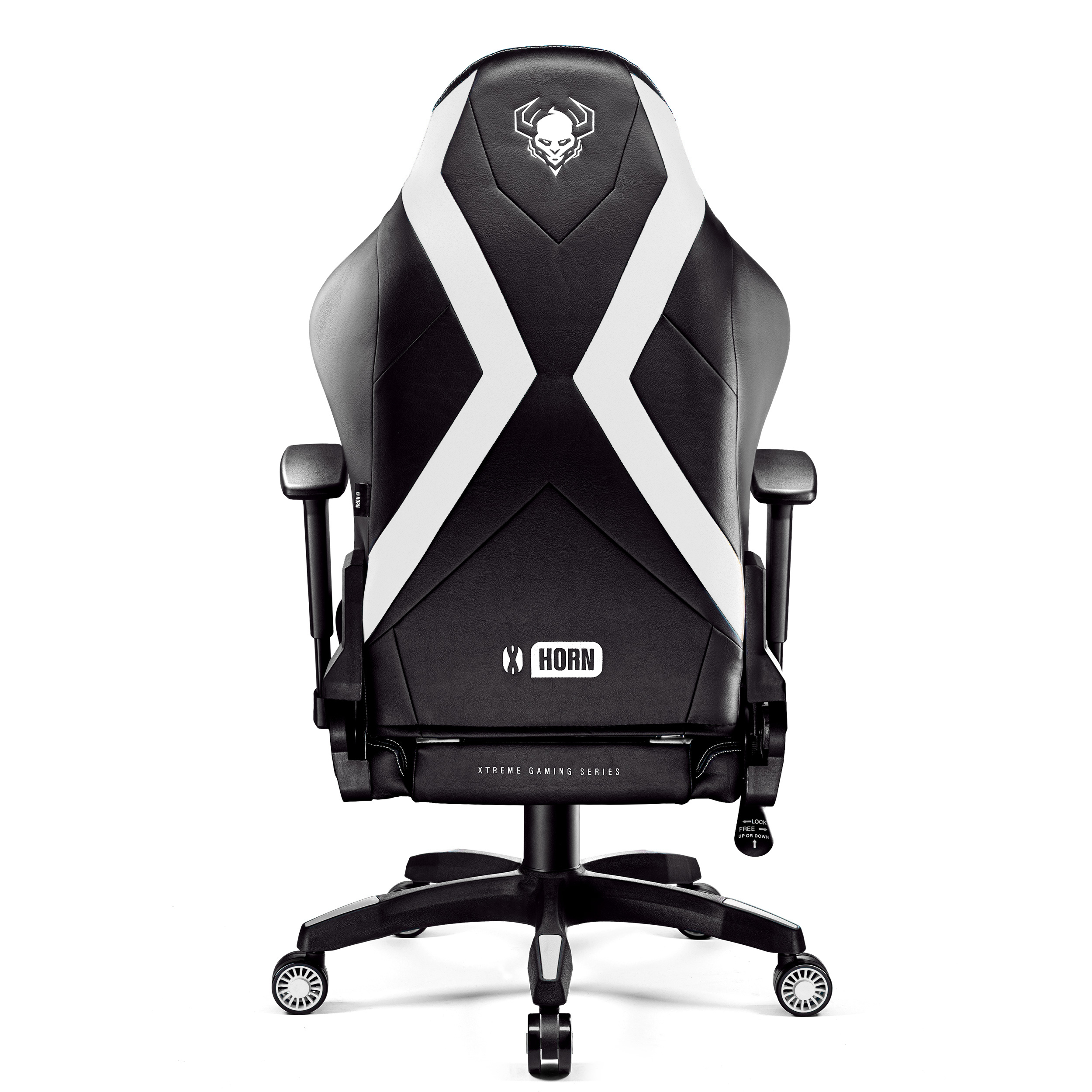 X-HORN Chair, CHAIRS 2.0 GAMING STUHL DIABLO Gaming KING black/white