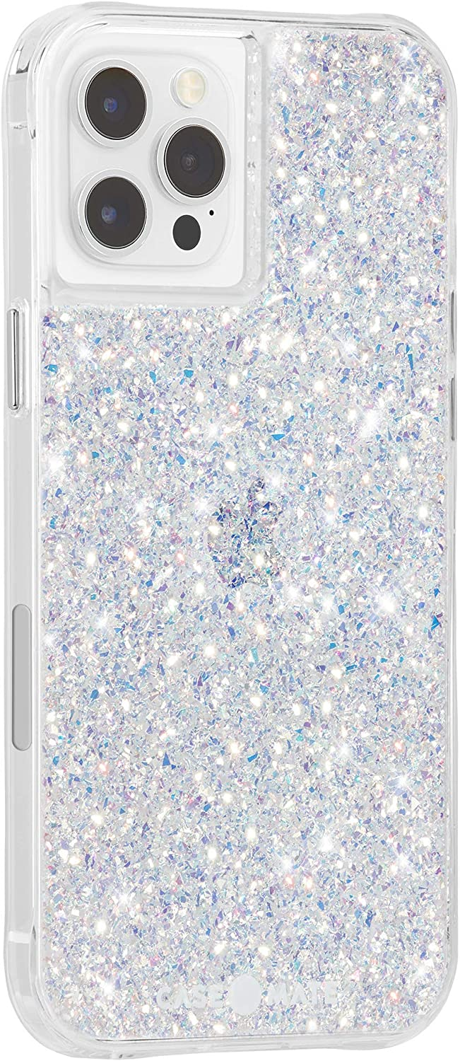 CASE-MATE Twinkle Stardust, | Glitzer iPhone iPhone | Backcover, 12 Pro, 12 Apple, Silber