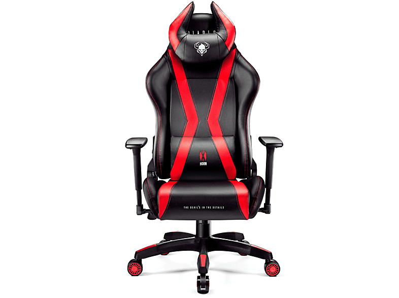 DIABLO CHAIRS GAMING STUHL X-HORN 2.0 KIDS Gaming Chair, black/red
