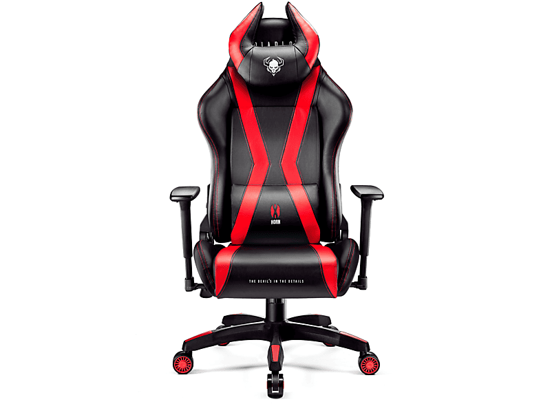 DIABLO CHAIRS GAMING STUHL XHORN 2.0 KIDS Gaming Chair, black/red SATURN