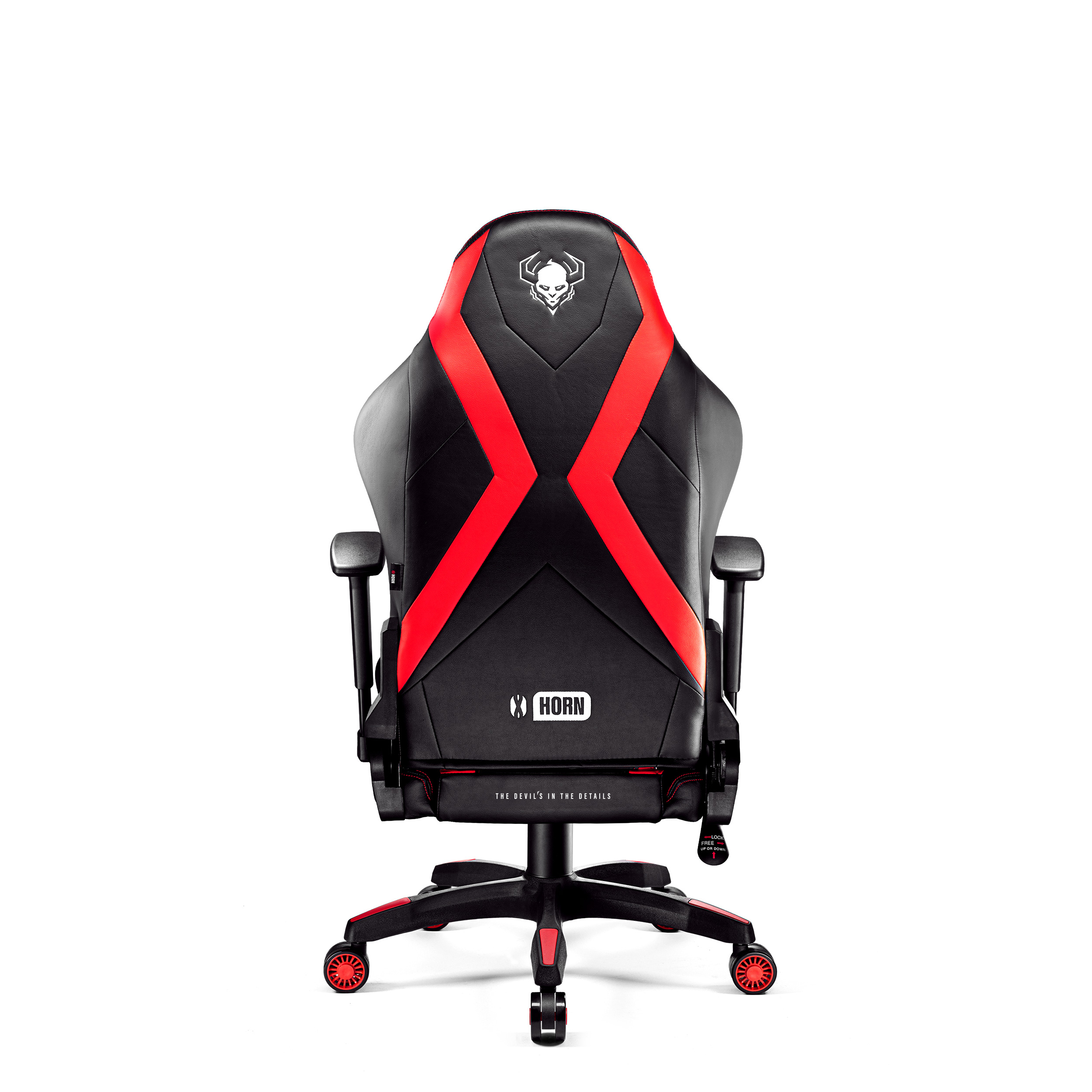 DIABLO CHAIRS Chair, STUHL GAMING KIDS X-HORN 2.0 Gaming black/red